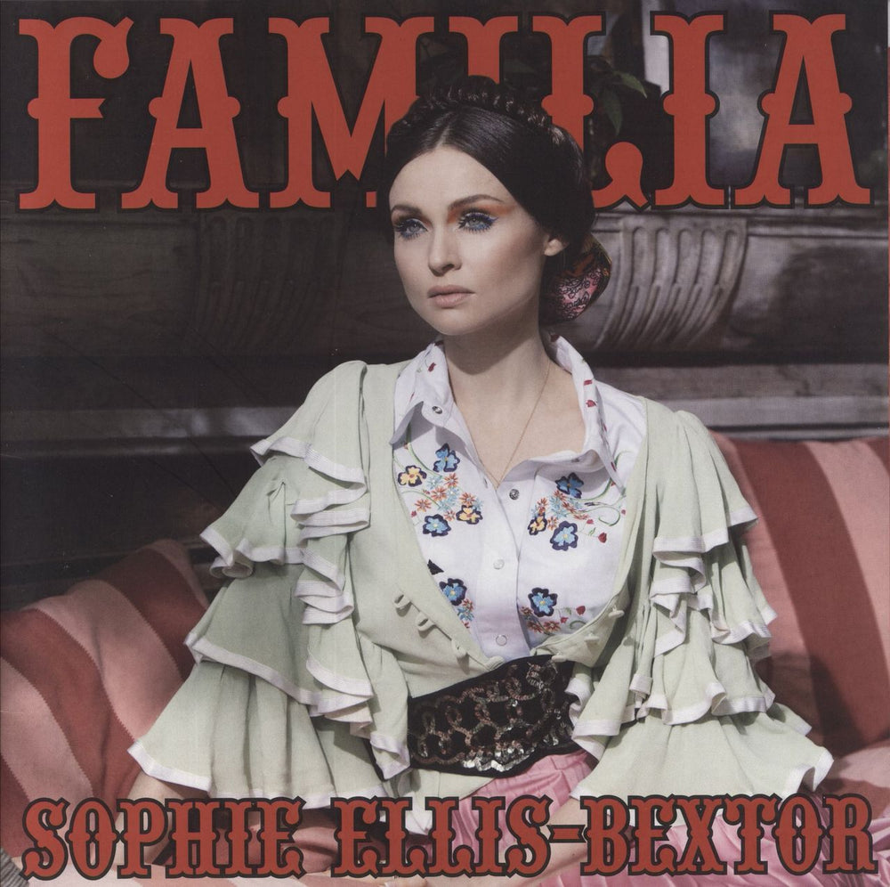 Sophie Ellis Bextor Familia - Pink Vinyl UK vinyl LP album (LP record) EBGBLP004