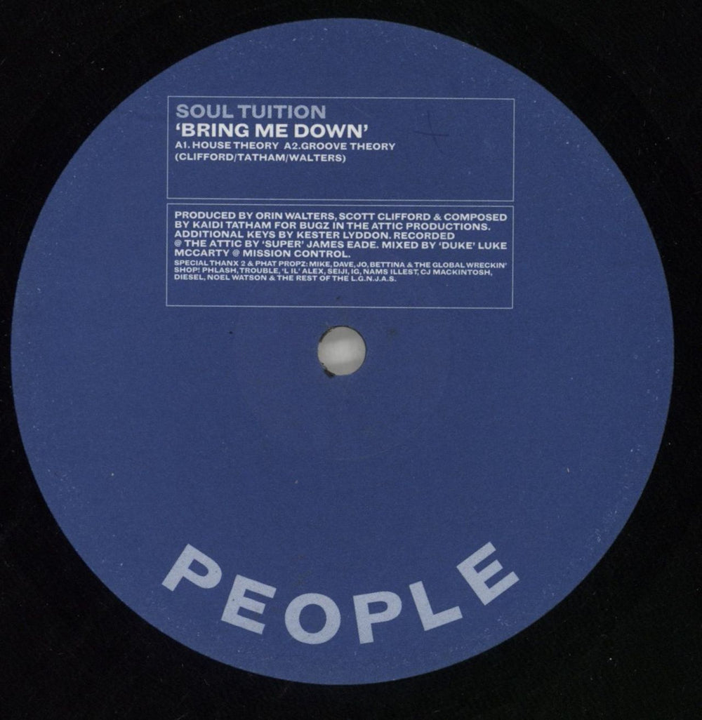 Soul Tuition Soul Tuition UK 12" vinyl single (12 inch record / Maxi-single) 9Z712SO868794