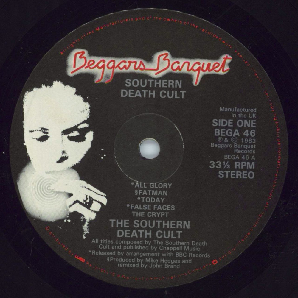 Southern Death Cult The Southern Death Cult UK vinyl LP album (LP record) TLULPTH685683