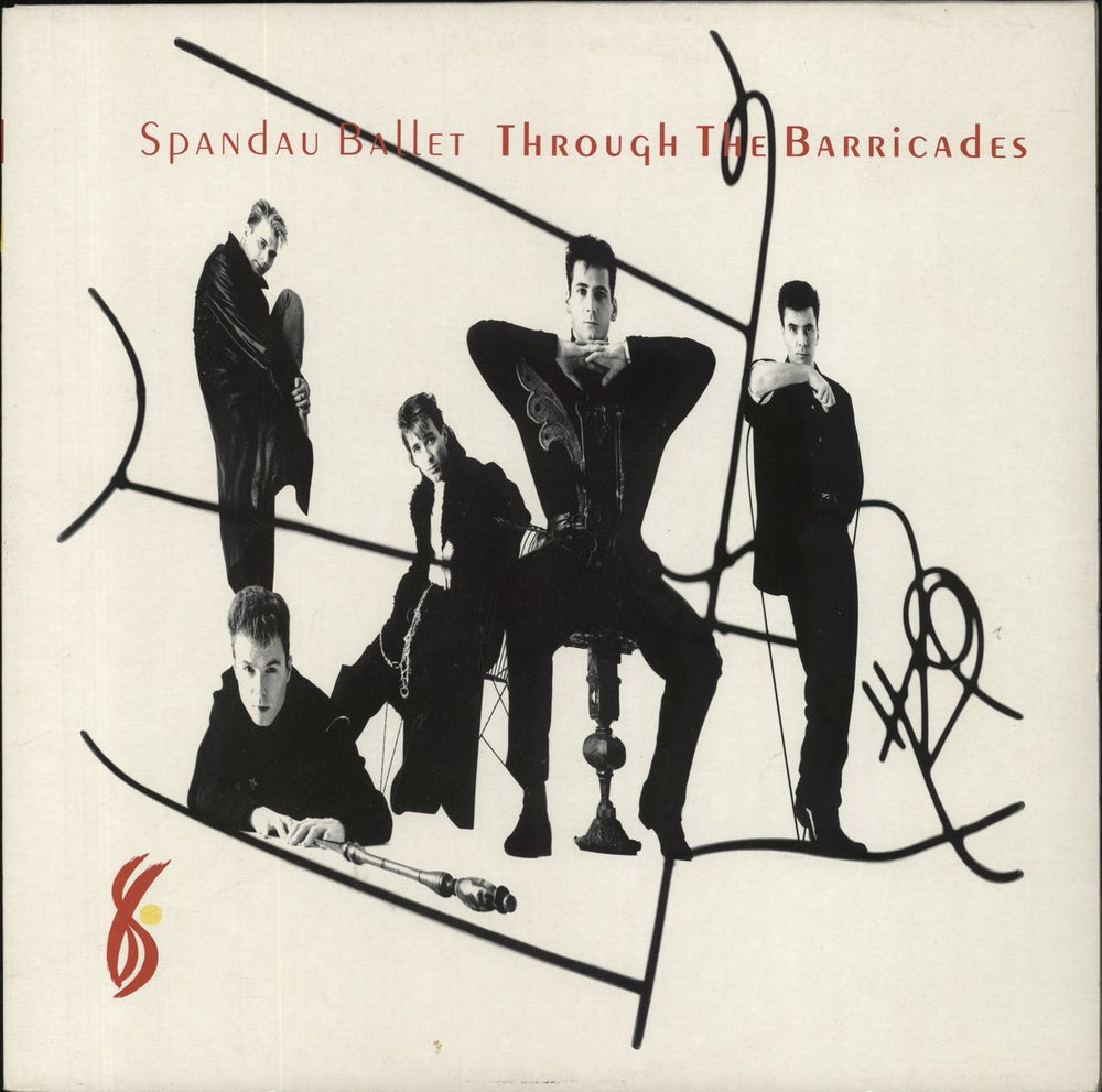 Spandau Ballet Through The Barricades UK vinyl LP album (LP record) 4502591