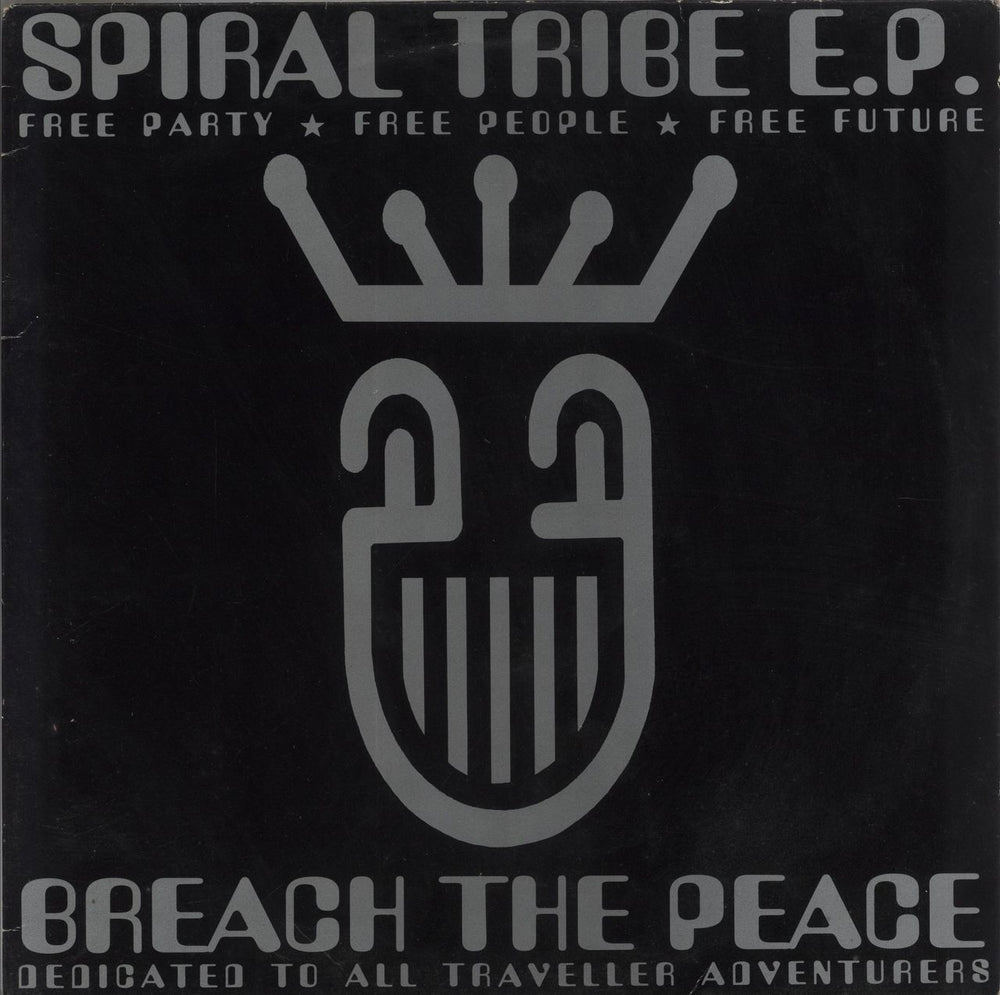 Spiral Tribe Breach The Peace UK 12" vinyl single (12 inch record / Maxi-single) BLRT79