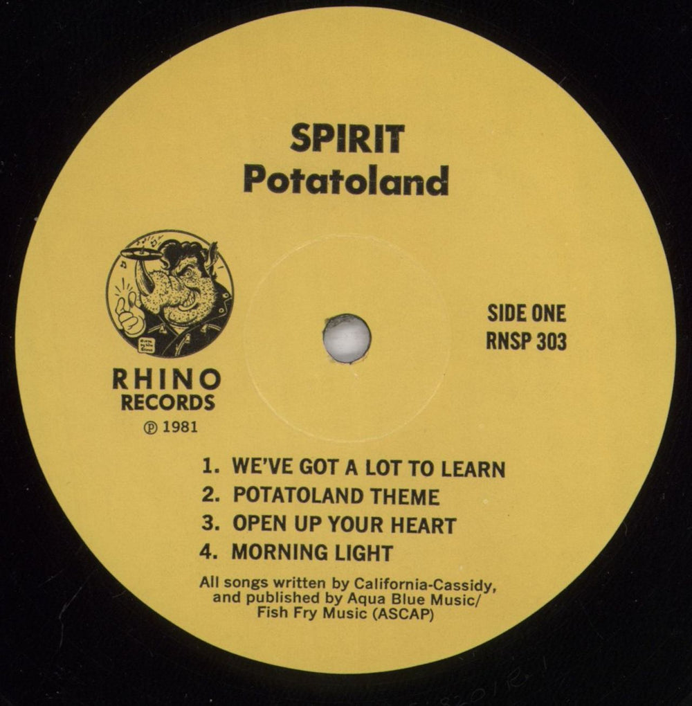 Spirit Potatoland + Booklet + Mail Order Flyer US vinyl LP album (LP record) SRTLPPO834164