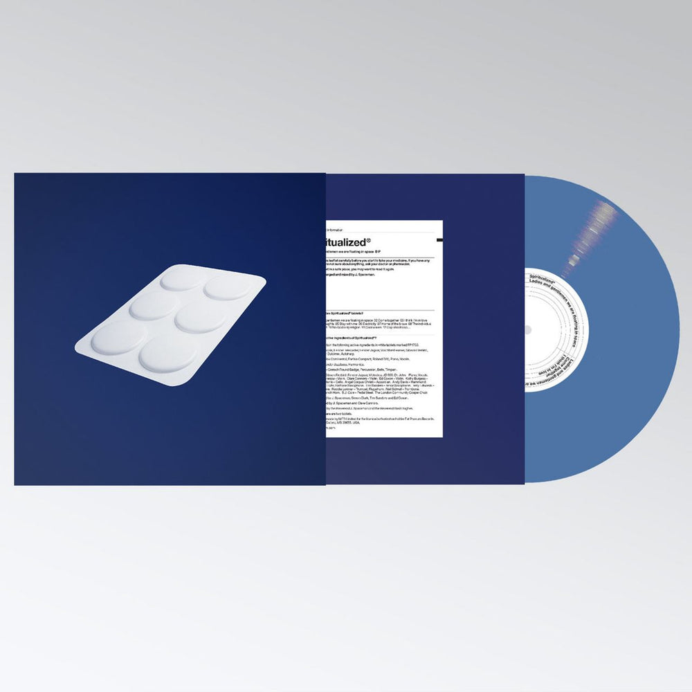Spiritualized Ladies And Gentlemen We Are Floating In Space - Neptune Blue Vinyl - Sealed UK 2-LP vinyl record set (Double LP Album) FP1753-4