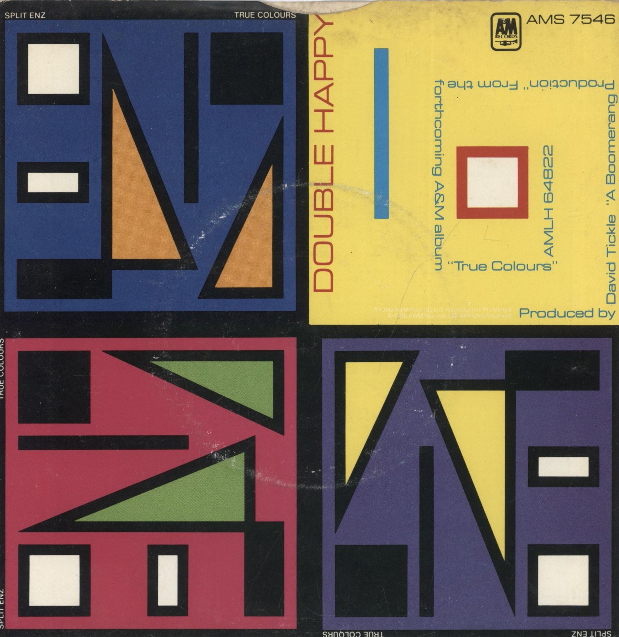 Split Enz I Got You + Sleeve UK 7\" vinyl single (7 inch record / 45)