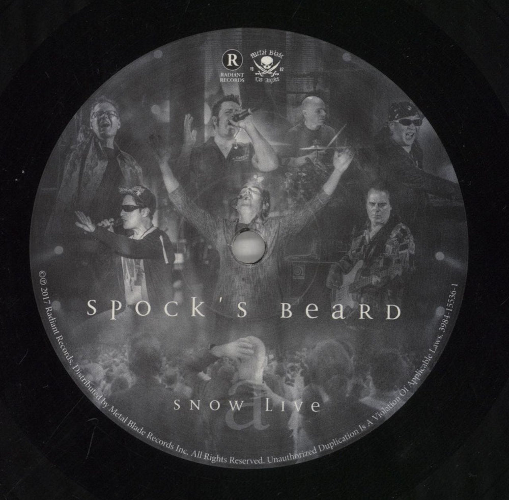 Spock's Beard Snow Live US 3-LP vinyl record set (Triple LP Album) SPQ3LSN863627