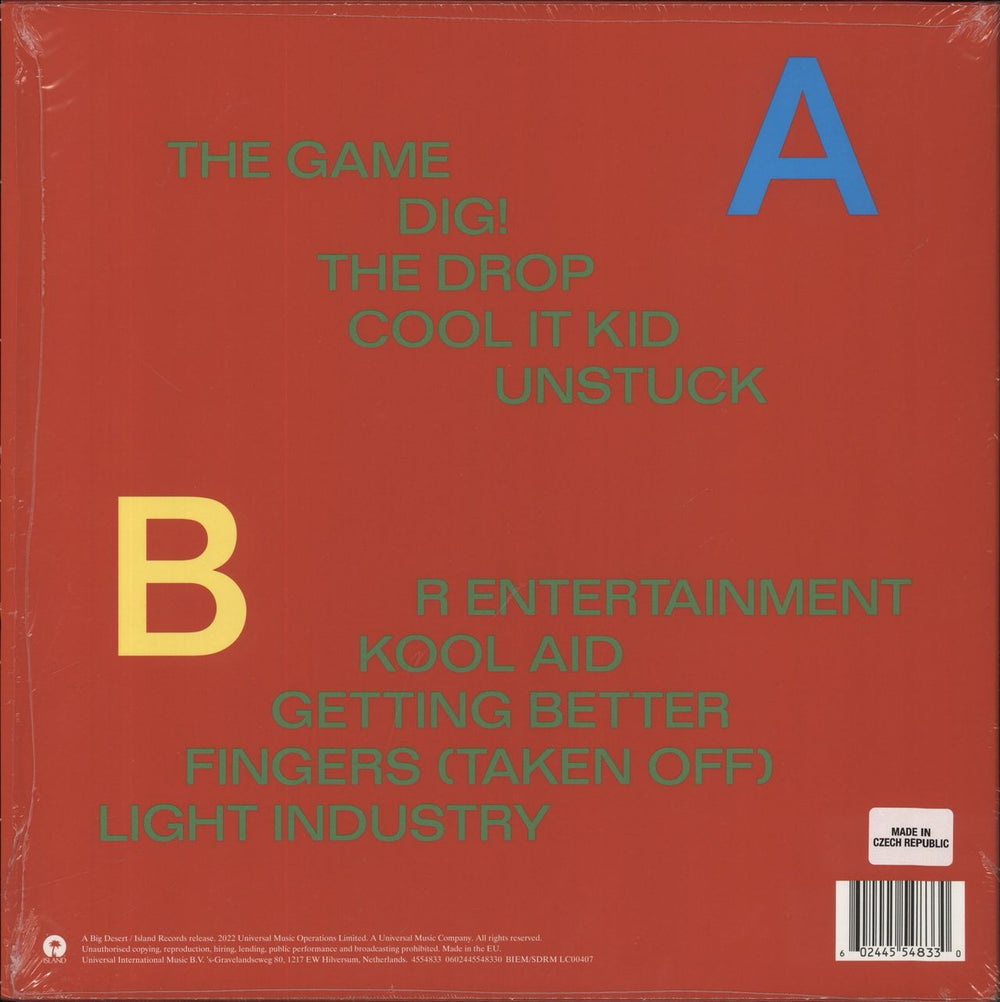 Sports Team Gulp! - Blue Vinyl - Alternate Red Sleeve UK vinyl LP album (LP record) 602445548330