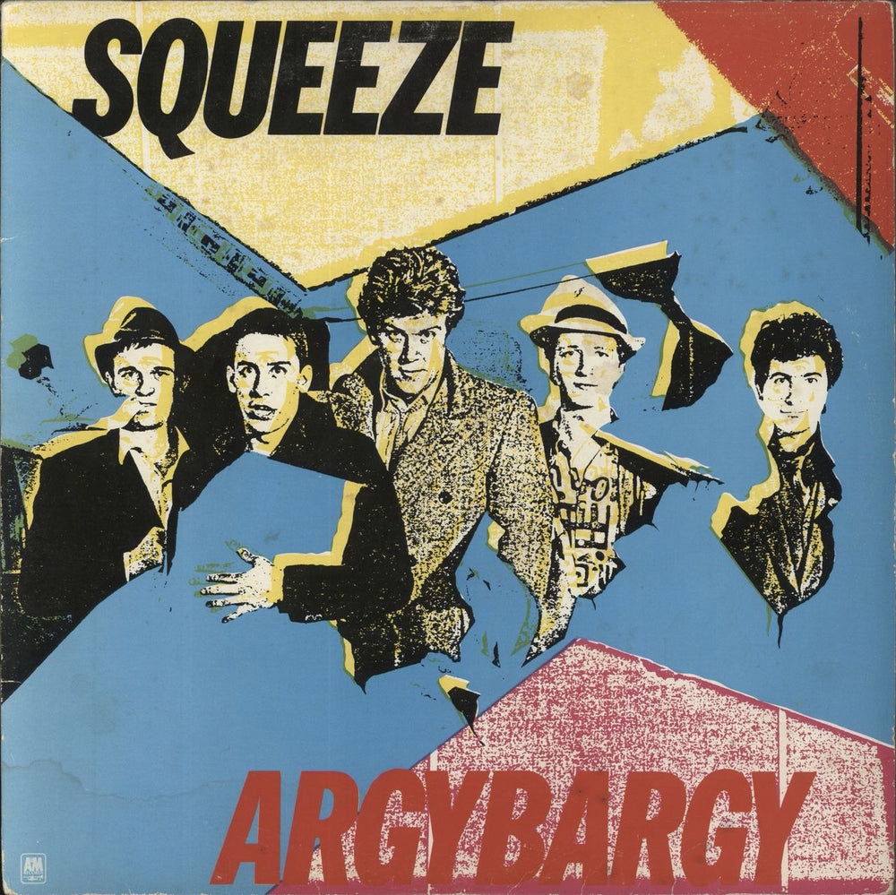 Squeeze Argybargy + inner UK vinyl LP album (LP record) AMLH64802