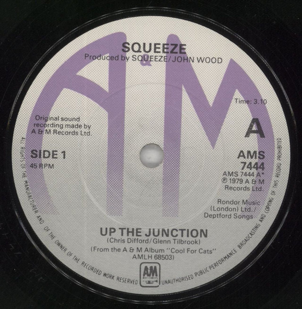 Squeeze Up The Junction - P/S UK 7" vinyl single (7 inch record / 45) SQU07UP309317