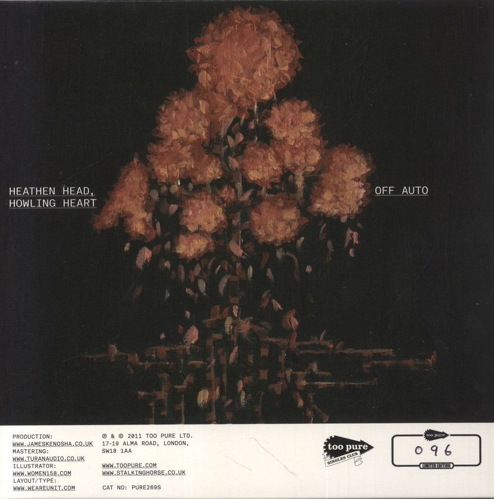 Stalking Horse Heathen Head, Howling Heart UK 7" vinyl single (7 inch record / 45)