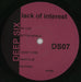 Stapled Shut Lack Of Interest / Stapled Shut US 7" vinyl single (7 inch record / 45) 67H07LA837654