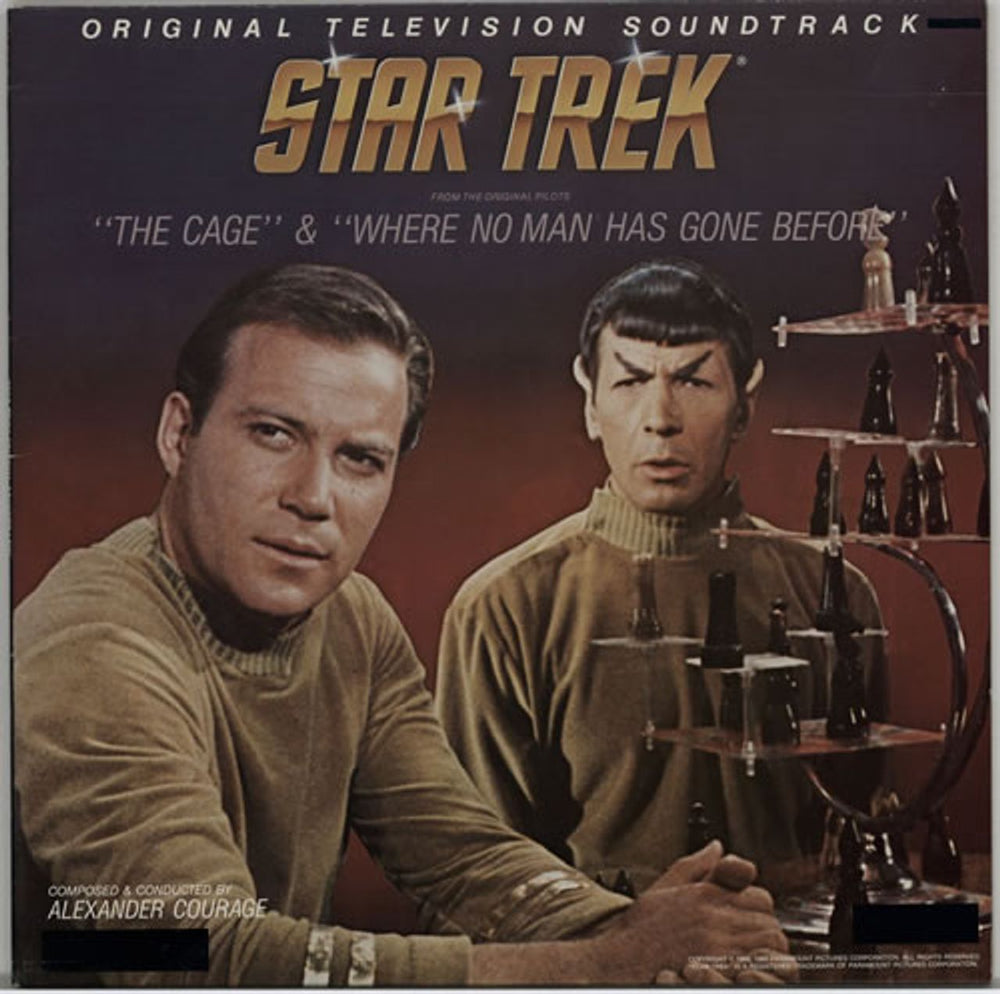 Star Trek Original Soundtrack UK vinyl LP album (LP record) NCP706