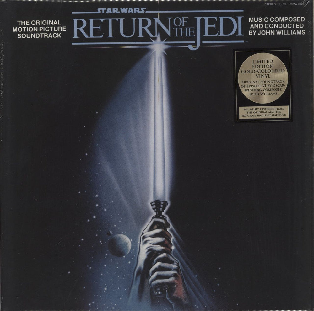 Star Wars Return of The Jedi - 180gm Gold Vinyl UK vinyl LP album (LP record) 88985321111