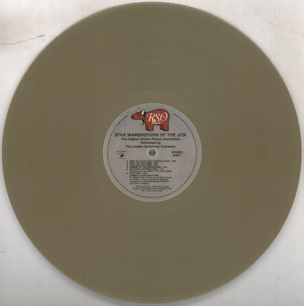 Star Wars Return of The Jedi - 180gm Gold Vinyl UK vinyl LP album (LP record) WRSLPRE736555