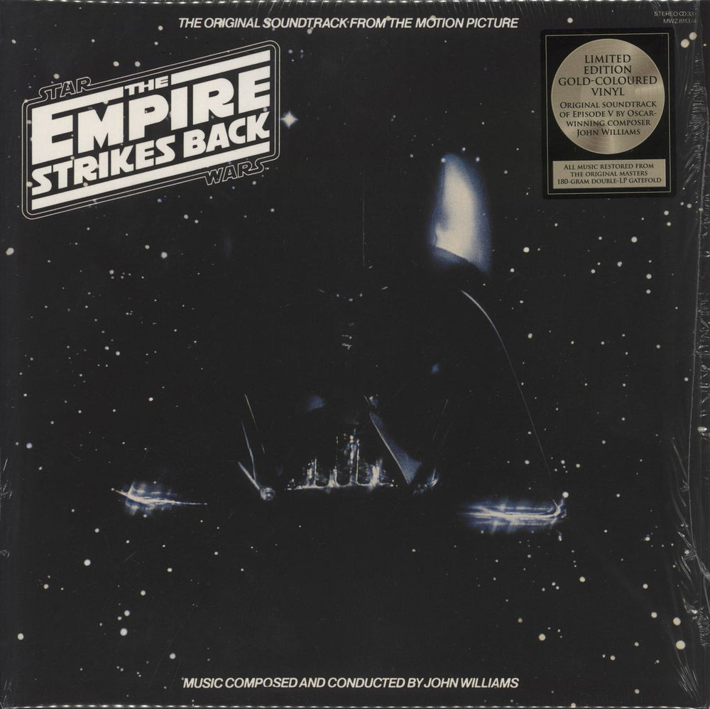 Star Wars The Empire Strikes Back - 180gm Gold Vinyl UK 2-LP vinyl record set (Double LP Album) MWZ8113/4