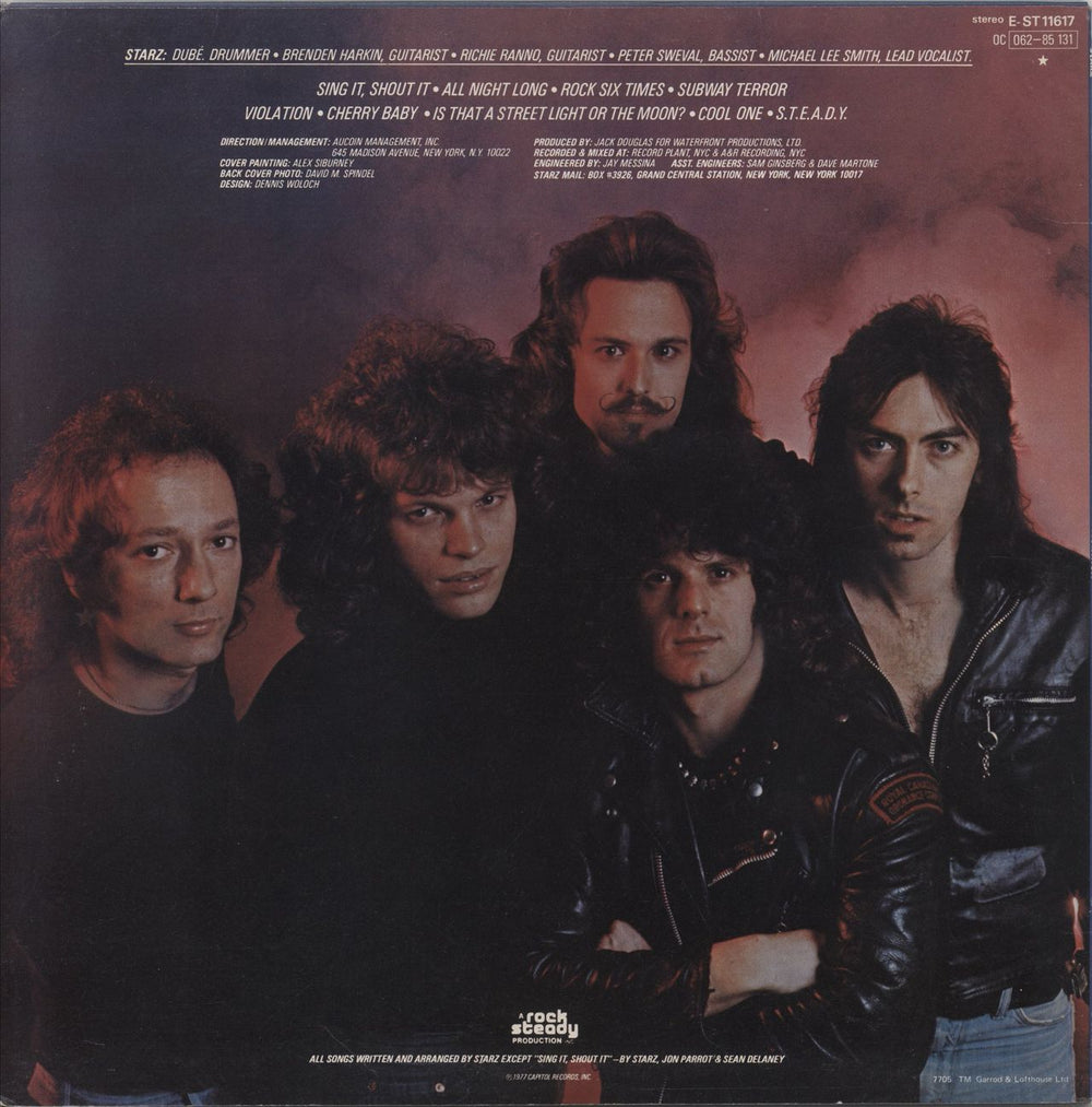 Starz Violation UK vinyl LP album (LP record)