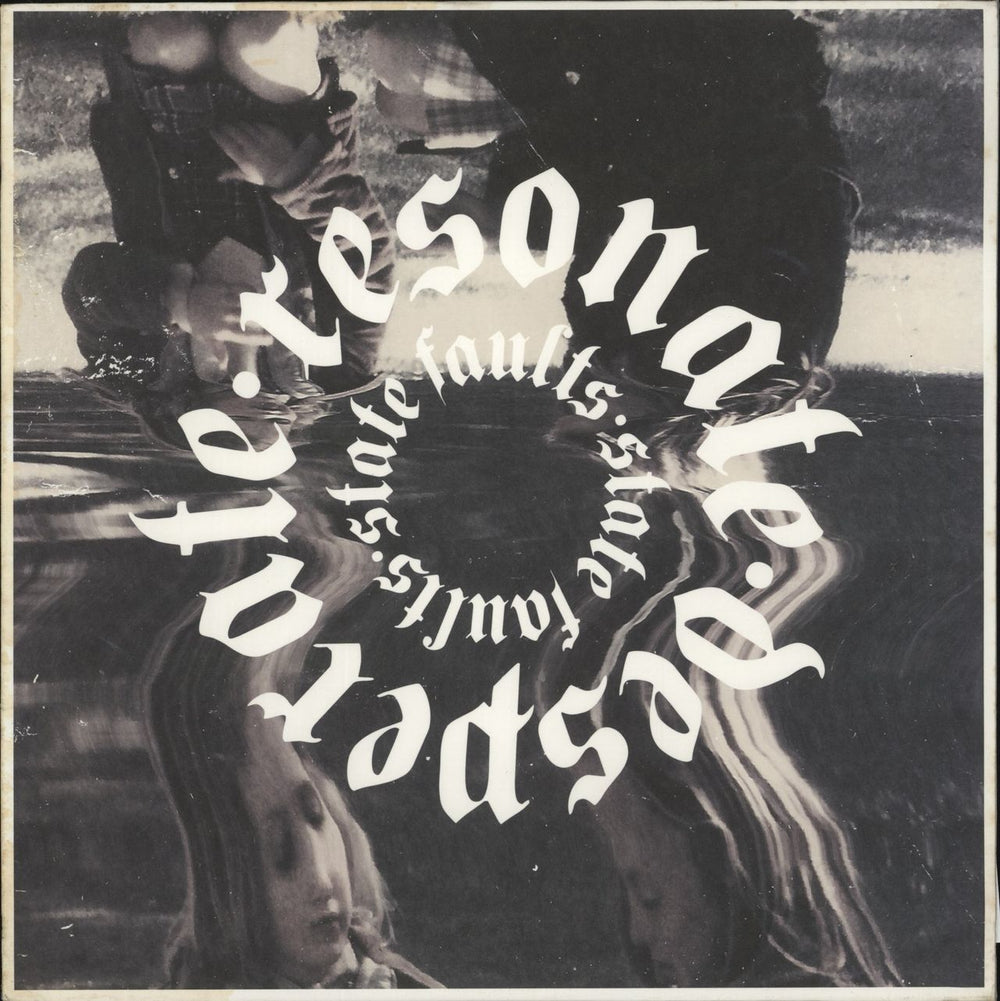 State Faults Resonate/Desperate - White & Pink Haze Vinyl US vinyl LP album (LP record) NSR098