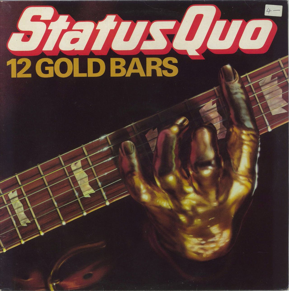 Status Quo 12 Gold Bars - EX UK vinyl LP album (LP record) QUOTV1