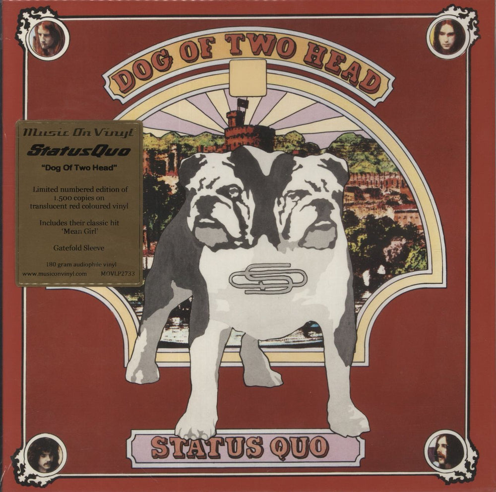 Status Quo Dog Of Two Head - 180 Gram Red Vinyl UK vinyl LP album (LP record) MOVLP2733