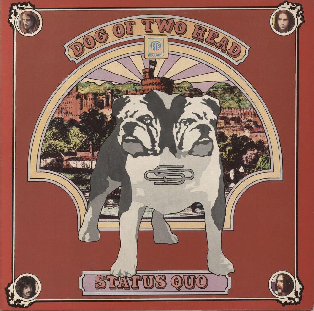 Status Quo Dog Of Two Head - Brown Vinyl UK vinyl LP album (LP record) NSPL18371