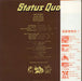 Status Quo Quo Japanese vinyl LP album (LP record)