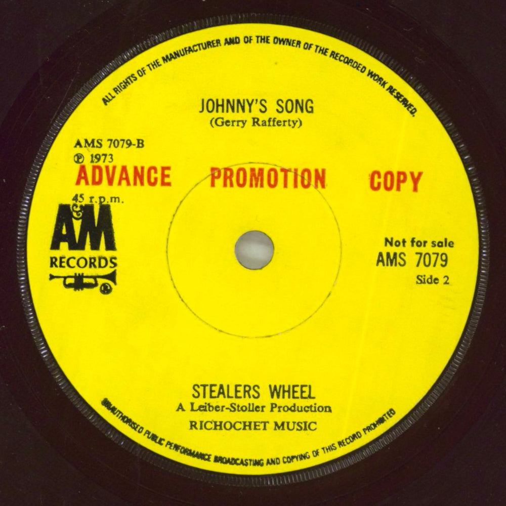 Stealers Wheel Everything Will Turn Out Fine - A Label UK 7" vinyl single (7 inch record / 45)