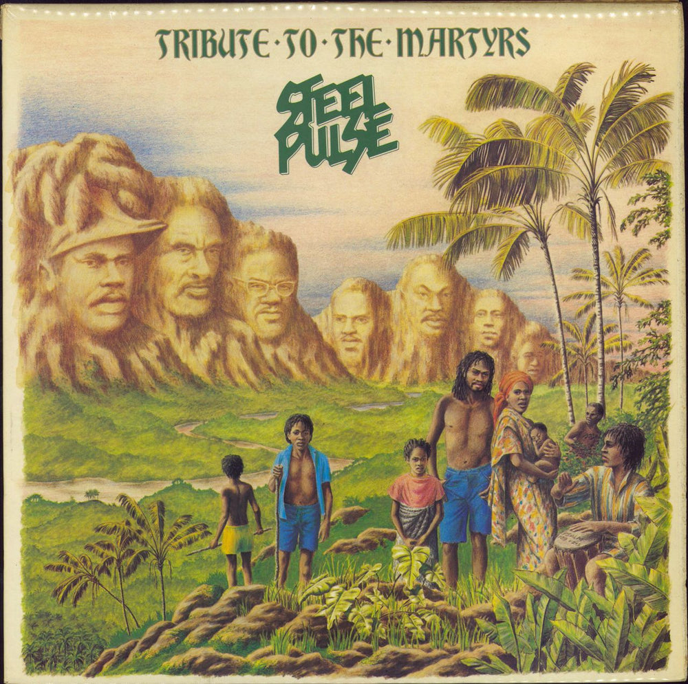 Steel Pulse Tribute To The Martyrs - EX UK vinyl LP album (LP record) ILPS9568