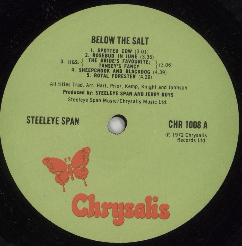 Steeleye Span Below The Salt - 1st - EX UK vinyl LP album (LP record) SSPLPBE772054