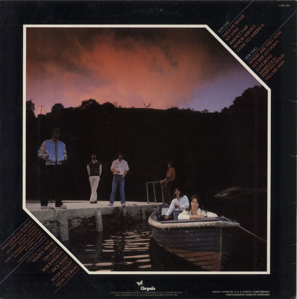 Steeleye Span Sails Of Silver UK vinyl LP album (LP record)