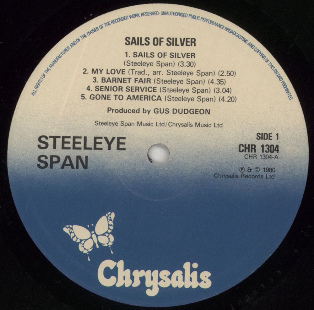 Steeleye Span Sails Of Silver UK vinyl LP album (LP record) SSPLPSA522236