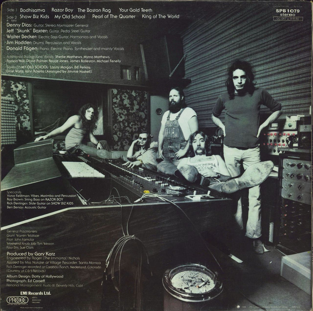 Steely Dan Countdown To Ecstasy + Insert UK vinyl LP album (LP record)