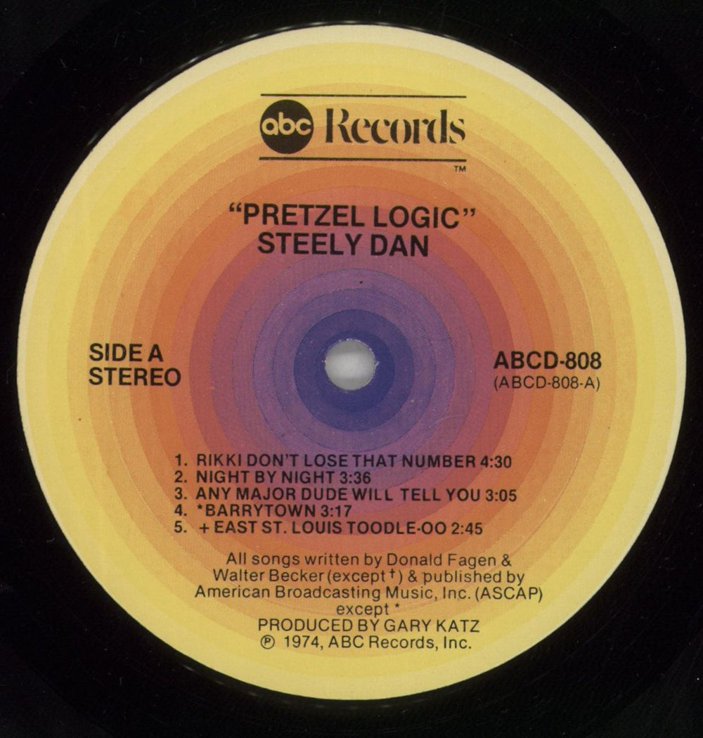 Steely Dan Pretzel Logic US vinyl LP album (LP record) S-DLPPR609972