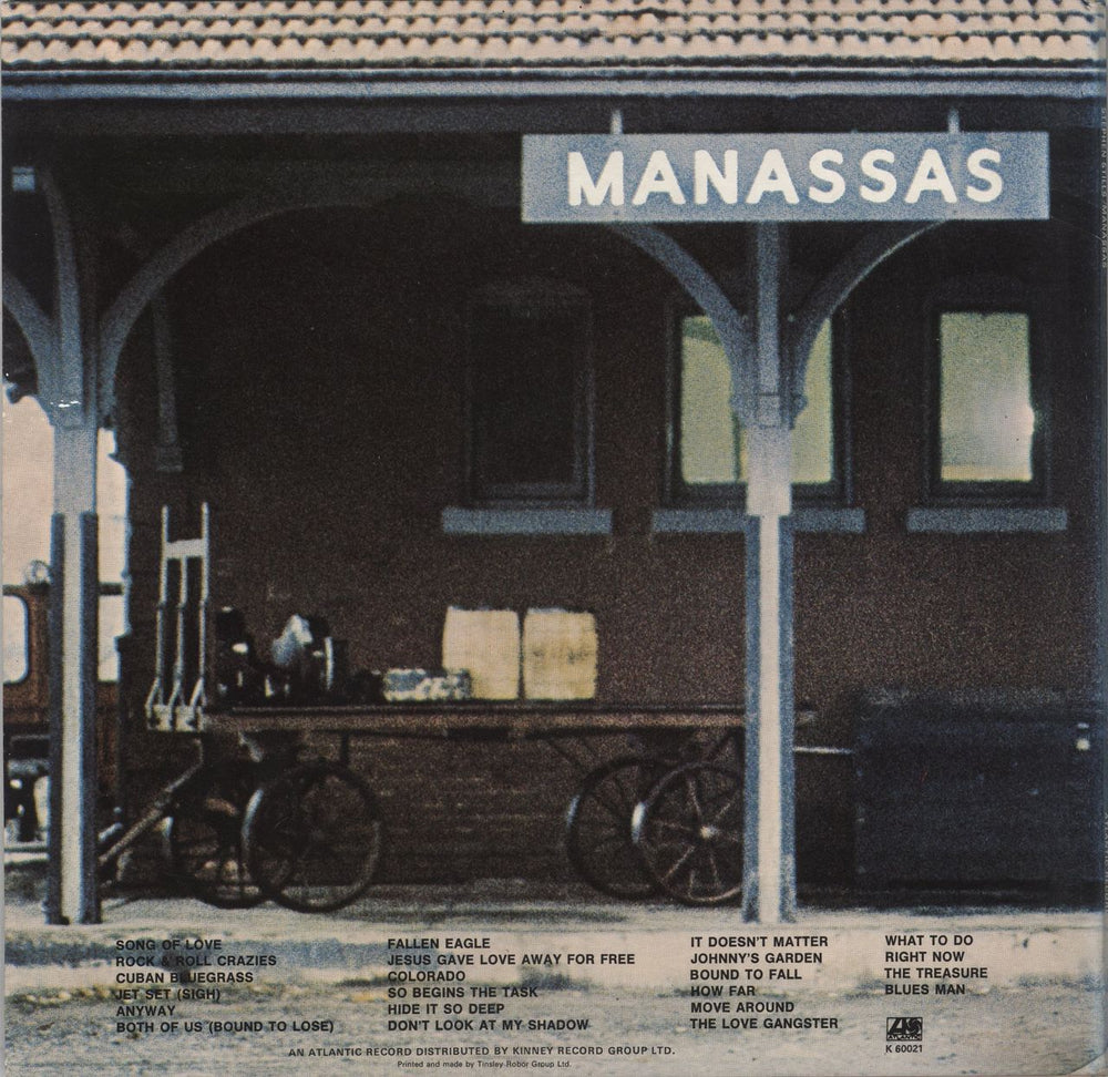 Stephen Stills Manassas - 1st - Complete - EX UK 2-LP vinyl record set (Double LP Album)