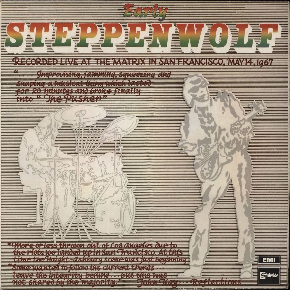 Steppenwolf Early Steppenwolf UK vinyl LP album (LP record) SSL5015