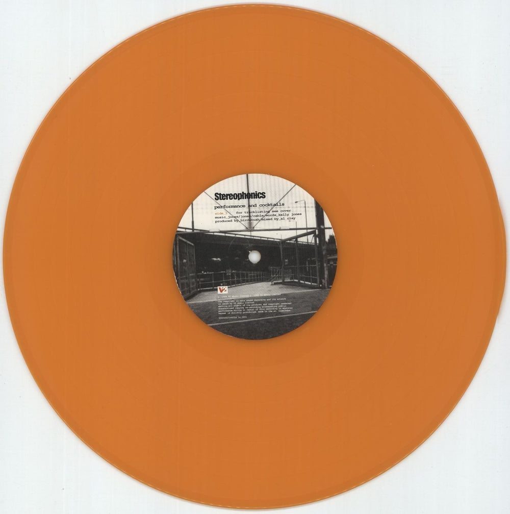 Stereophonics Performance And Cocktails - Orange Vinyl UK vinyl LP album (LP record) OPHLPPE879531