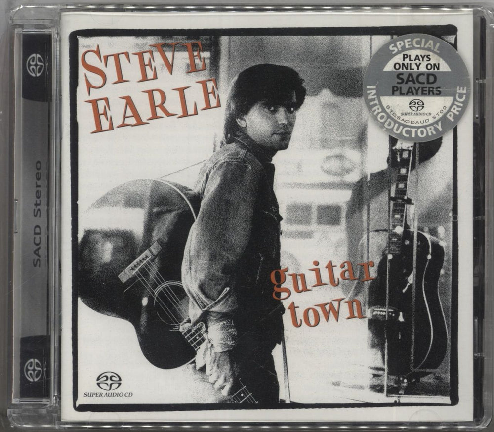 Steve Earle Guitar Town - Expanded Edition US super audio CD SACD 088113055-2