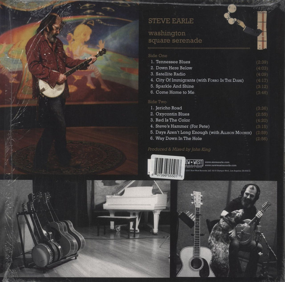 Steve Earle Washington Square Serenade - Metallic Gold Vinyl US vinyl LP album (LP record)