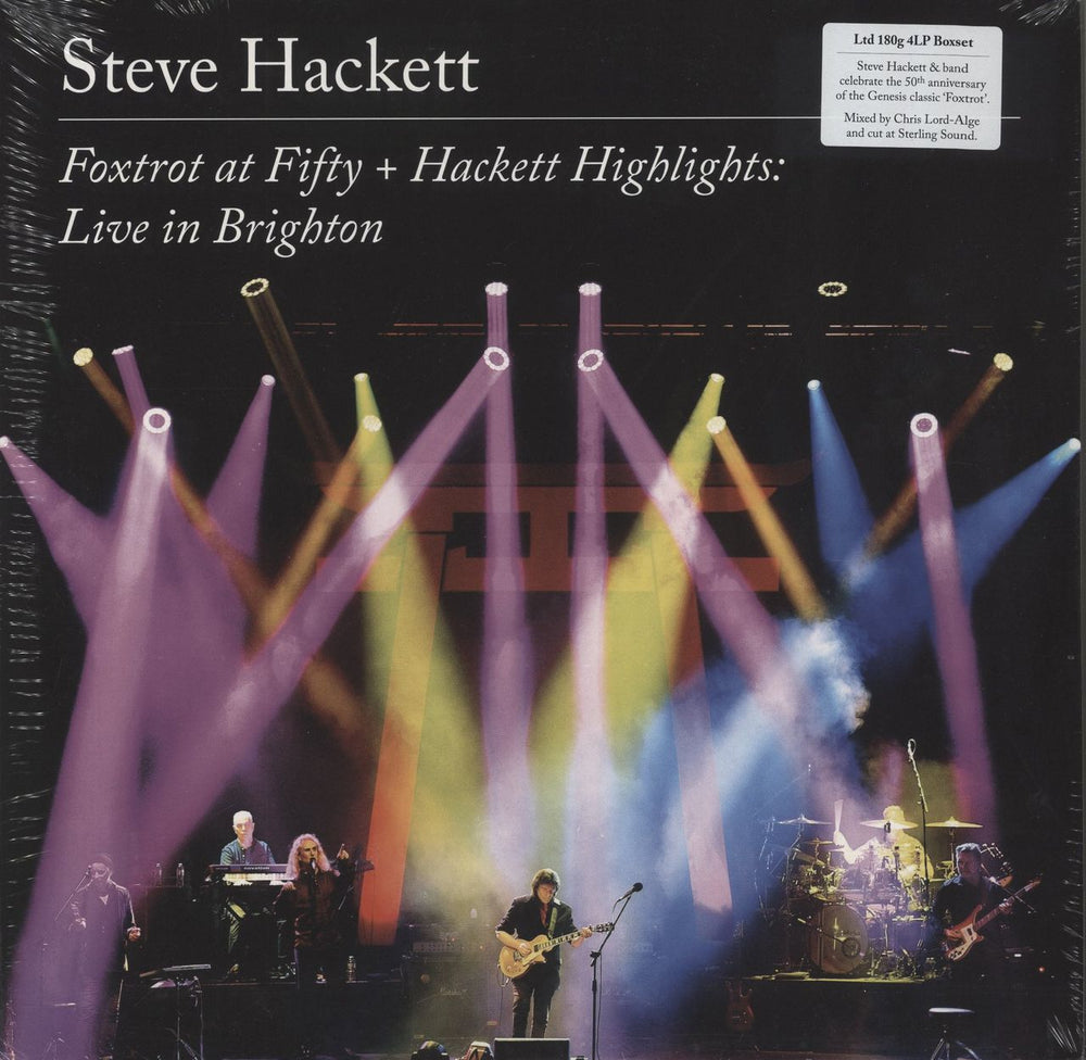 Steve Hackett Foxtrot At Fifty + Hackett Highlights: Live In Brighton UK 4-LP vinyl album record set IOM686