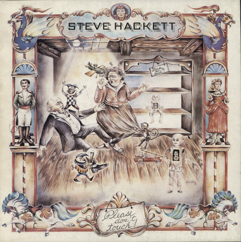 Steve Hackett Please Don't Touch Italian vinyl LP album (LP record) 9124024