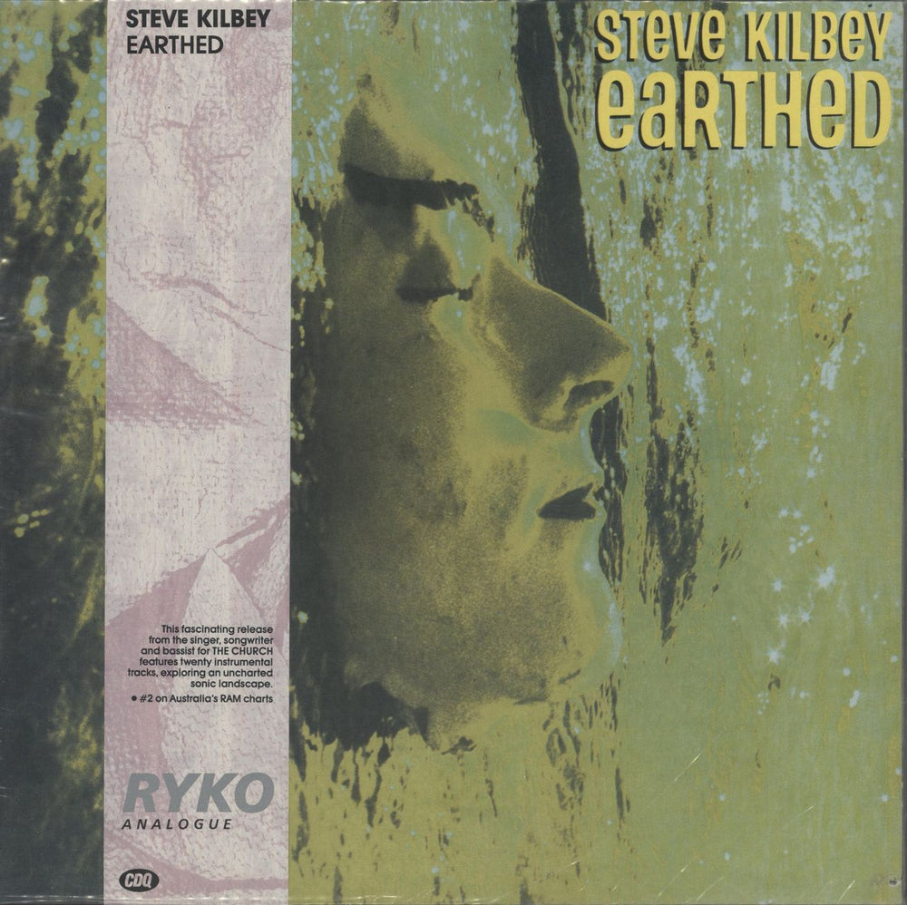 Steve Kilbey Earthed - Clear Vinyl US vinyl LP album (LP record) RALP0043