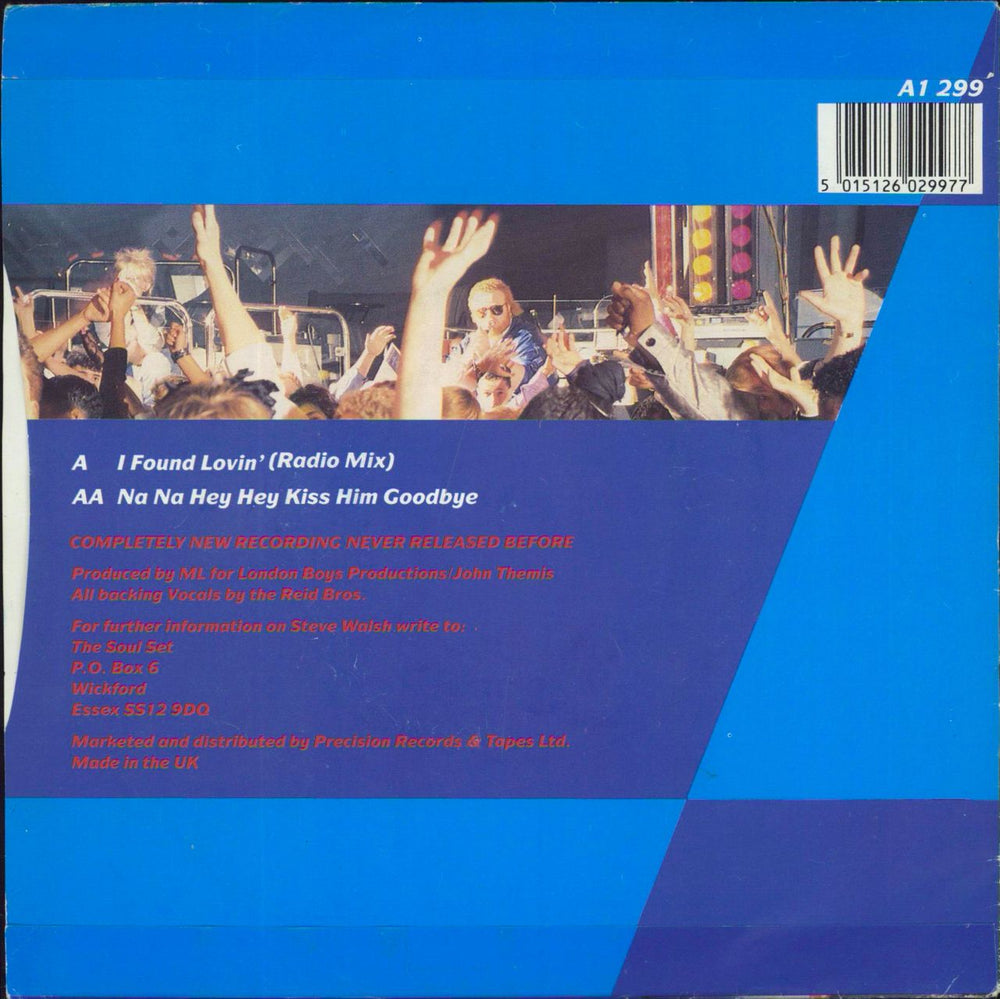 Steve Walsh I Found Lovin' UK 7" vinyl single (7 inch record / 45)