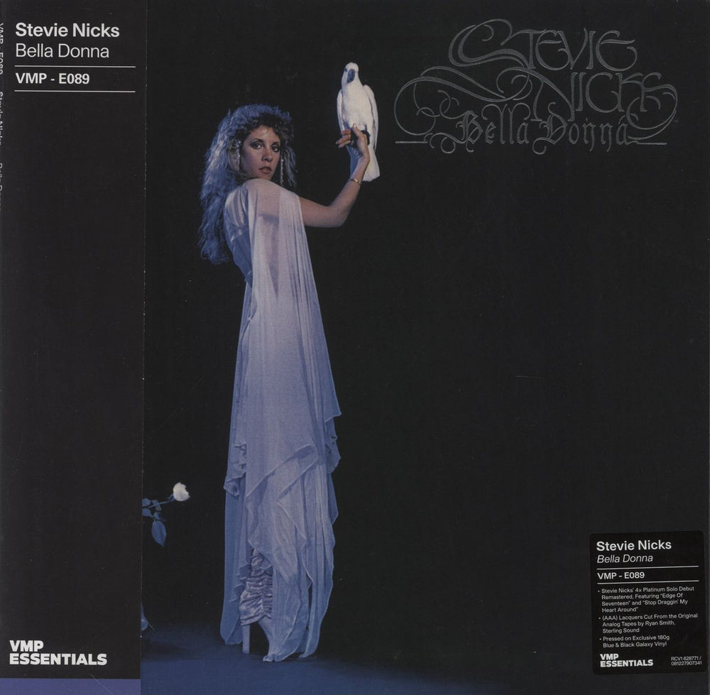 Stevie Nicks Bella Donna - Blue & Black Galaxy Vinyl UK vinyl LP album (LP record) VMP-E089