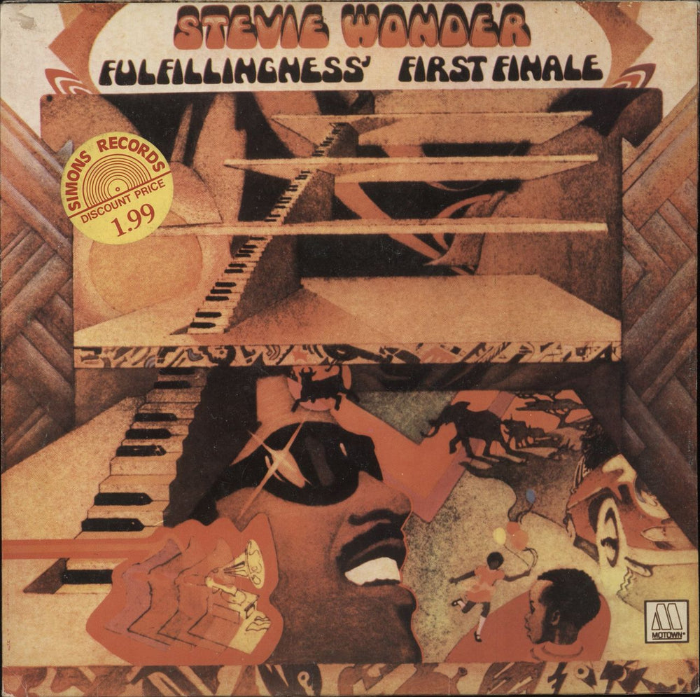 Stevie Wonder Fulfillingness' First Finale Portugese vinyl LP album (LP record) IM-46022