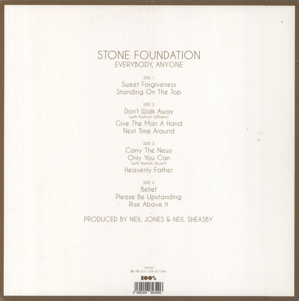 Stone Foundation Everybody,Anyone UK 2-LP vinyl record set (Double LP Album) 5060204804991