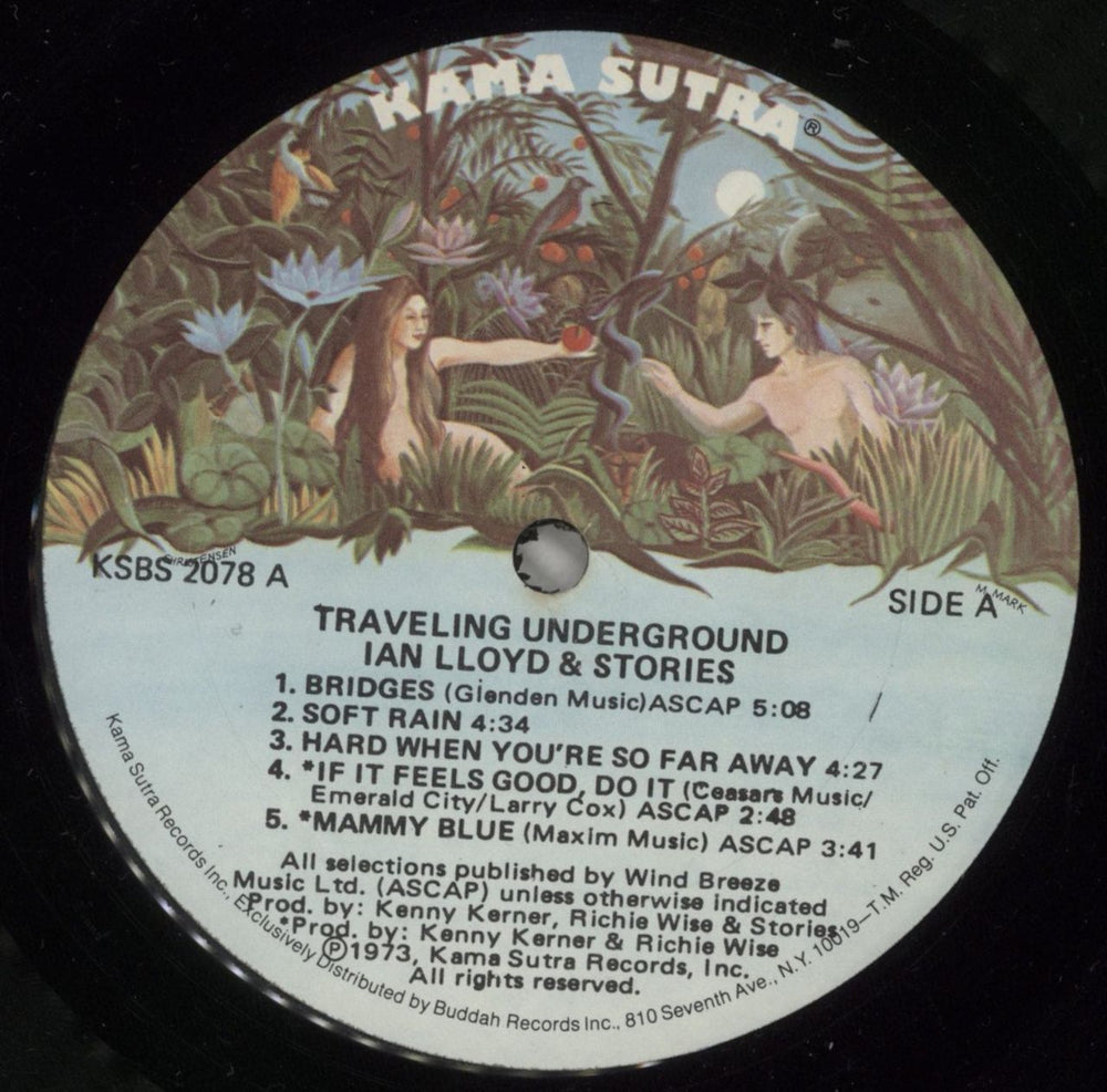 Stories Traveling Underground US vinyl LP album (LP record) IE-LPTR756984