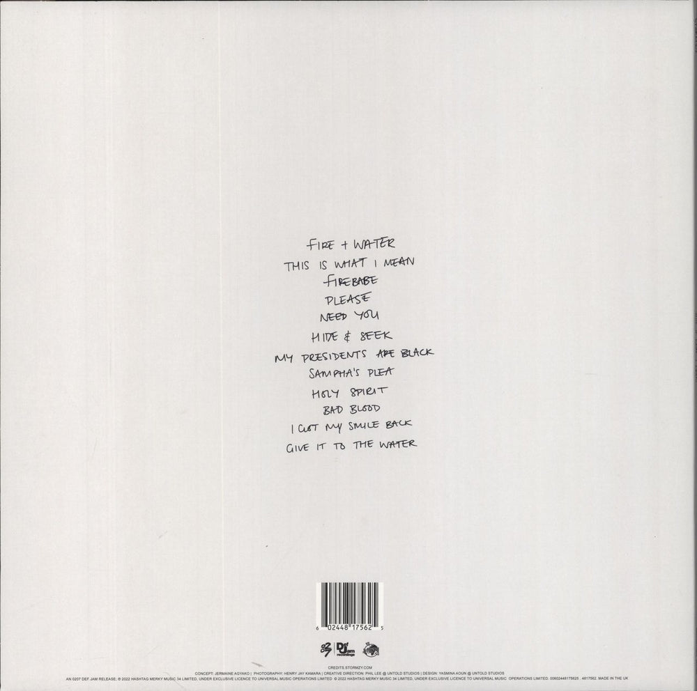 Stormzy This Is What I Mean UK 2-LP vinyl record set (Double LP Album)