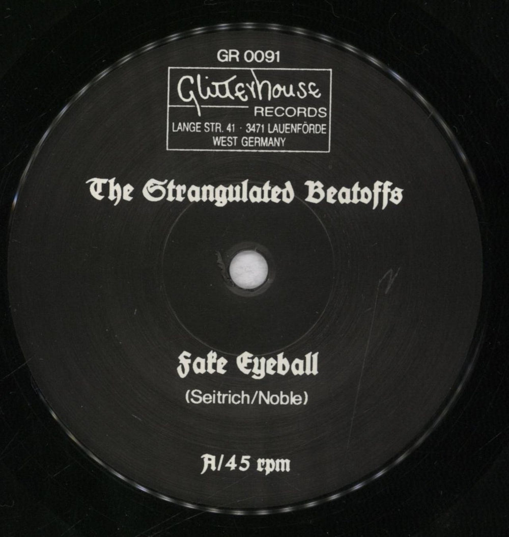 Strangulated Beatoffs  Fake Eyeball German 7" vinyl single (7 inch record / 45) 70Y07FA841242