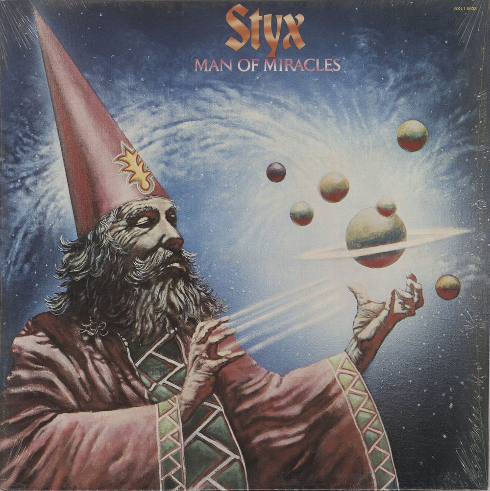 Styx Man Of Miracles Canadian vinyl LP album (LP record) BXL1-0638