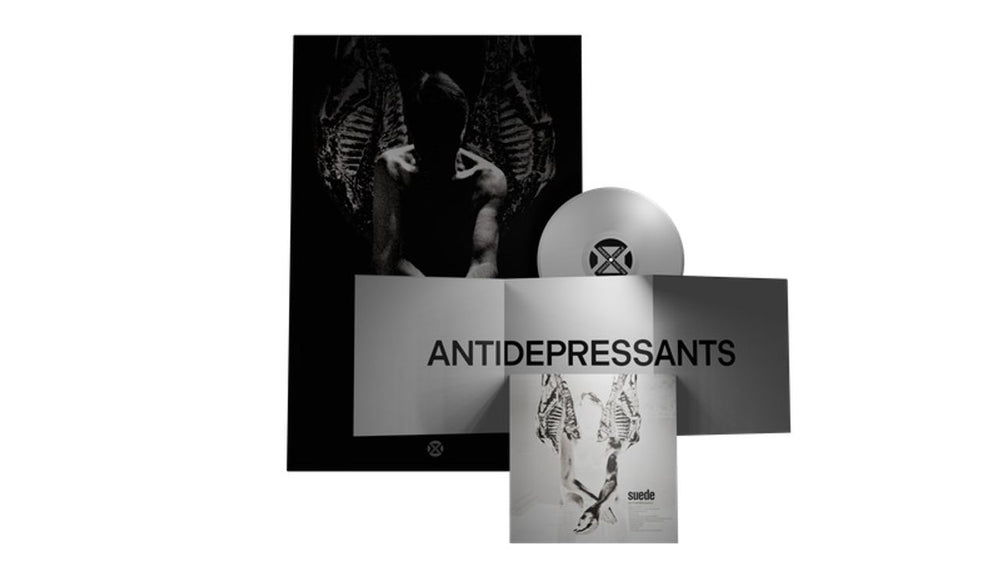 Suede Antidepressants - White Vinyl - Indie Retail Poster Sleeve Edition - Sealed UK vinyl LP album (LP record) 964174131
