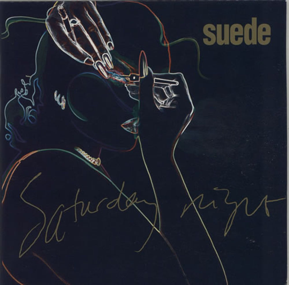 Suede Saturday Night - Double Pack UK 7" vinyl single (7 inch record / 45) NUD24S