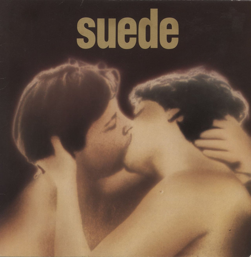 Suede Suede + Promo Bag - VG UK vinyl LP album (LP record) NUDE1LP